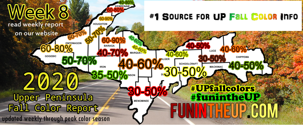 Upper Peninsula Fall Colors, Michigan 2020
